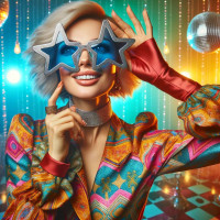 woman wearing star-shaped disco glasses jpeg.jpg